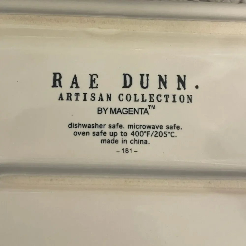 Rae Dunn YUM Ceramic Bread Loaf Dish